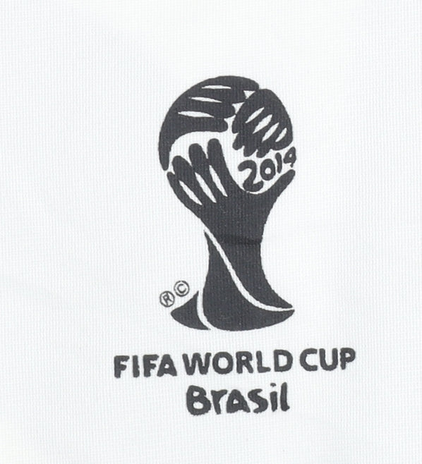 Deutschland Football Shirt L White Home Short Sleeves