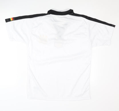 Deutschland Home Football Shirt White, Men's Size S