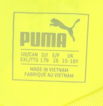 Puma Children's Yellow BVB Home Shirt 15-16 Years