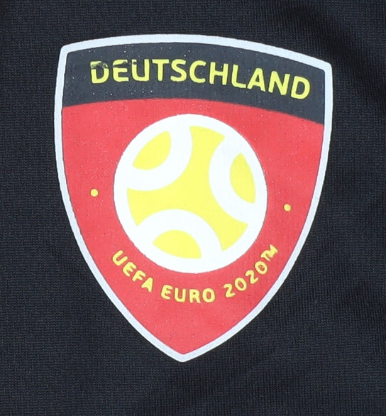 UEFA Euro 2020 Children's Black Away Shirt, 13-14 Years