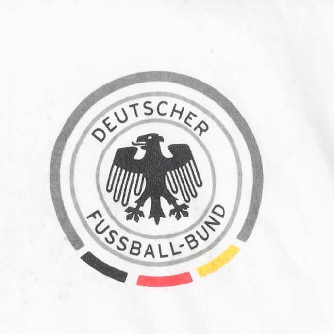 Authentic Deutscher Home Football Shirt, L/XL, White