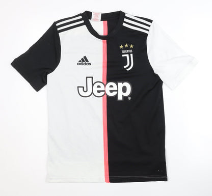 Adidas Juventus Childrens Home Shirt Black 13-14 Years
