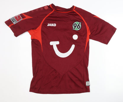 Jako Men's Red Home Football Shirt - Size XS, Excellent Condition