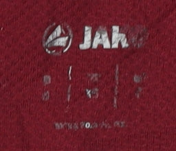 Jako Men's Red Home Football Shirt - Size XS, Excellent Condition