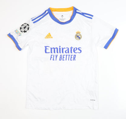 Adidas Real Madrid Home Shirt VINI JR. 20 White S Adults