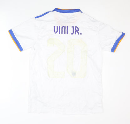 Adidas Real Madrid Home Shirt VINI JR. 20 White S Adults