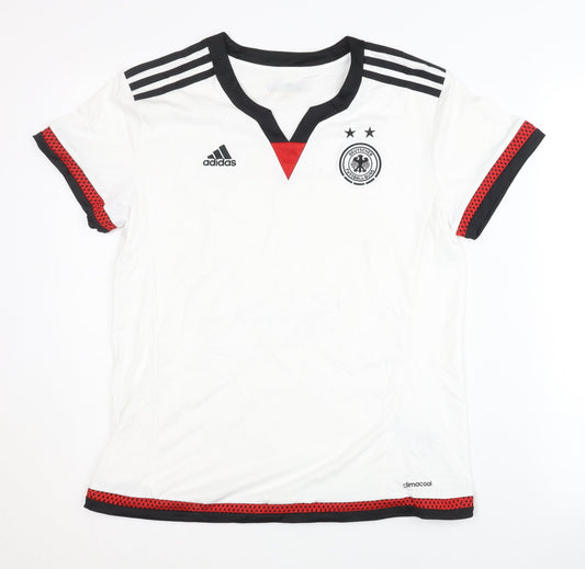 Adidas Womens White Germany Home Shirt - Good Condition