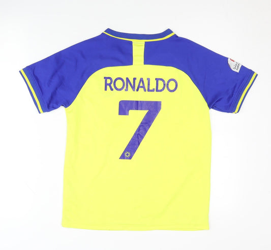 Duneus Al Nassr FC Yellow Medium Ronaldo Away Shirt
