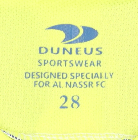 Duneus Al Nassr FC Yellow Medium Ronaldo Away Shirt
