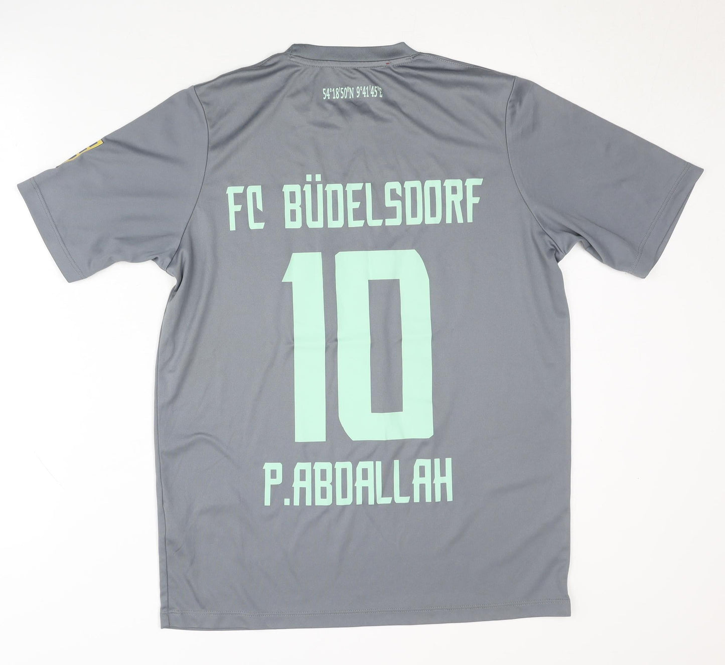 Jako Adult Grey Football Shirt S Size - P. Abdallah #10