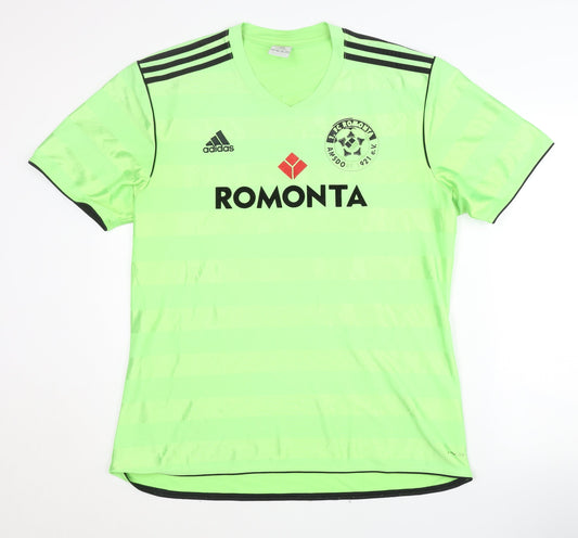 Adidas Adult XL Green Home Shirt - Short Sleeves