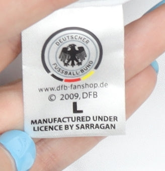 DFB Jogis 11 White Home Shirt L Adults Short Sleeves