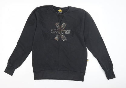 Osaka Records Unisex Black Pullover Sweatshirt S