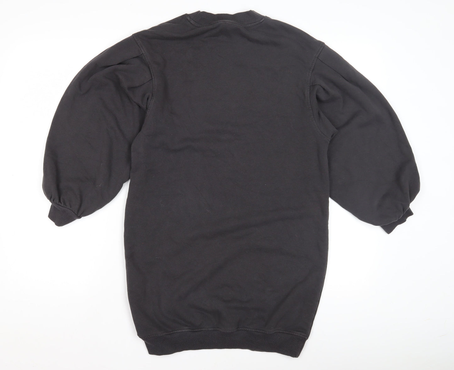 Womens UK Size XS Divided by H&M Black Pullover Sweatshirt