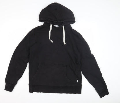 Mens UK Size L JACK & JONES Black Pullover Hoodie