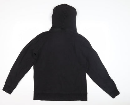 Mens UK Size L JACK & JONES Black Pullover Hoodie