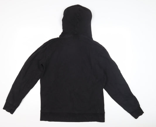 Mens UK Size L JACK & JONES Black Pullover Hoodie