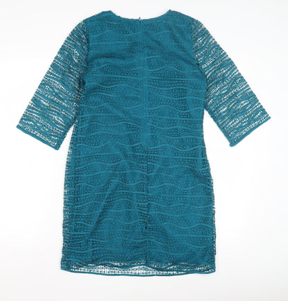 MNG Collection Women's Blue XS Sheath Party Dress