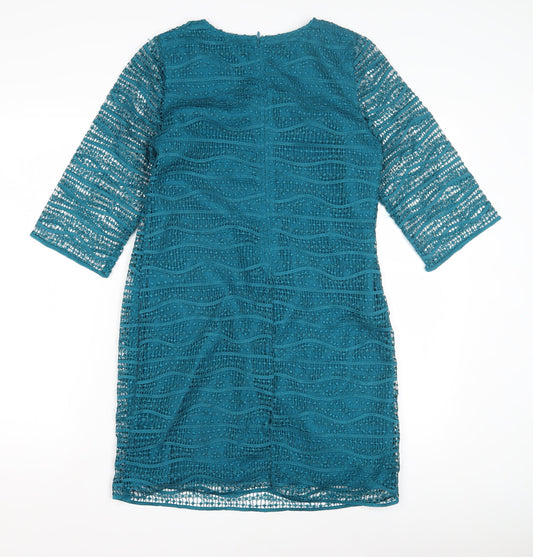 MNG Collection Women's Blue XS Sheath Party Dress