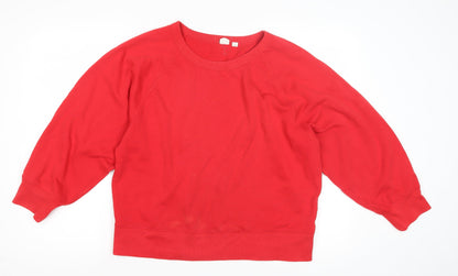 GAP Women's Red XL Pullover Sweatshirt
