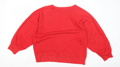 GAP Women's Red XL Pullover Sweatshirt