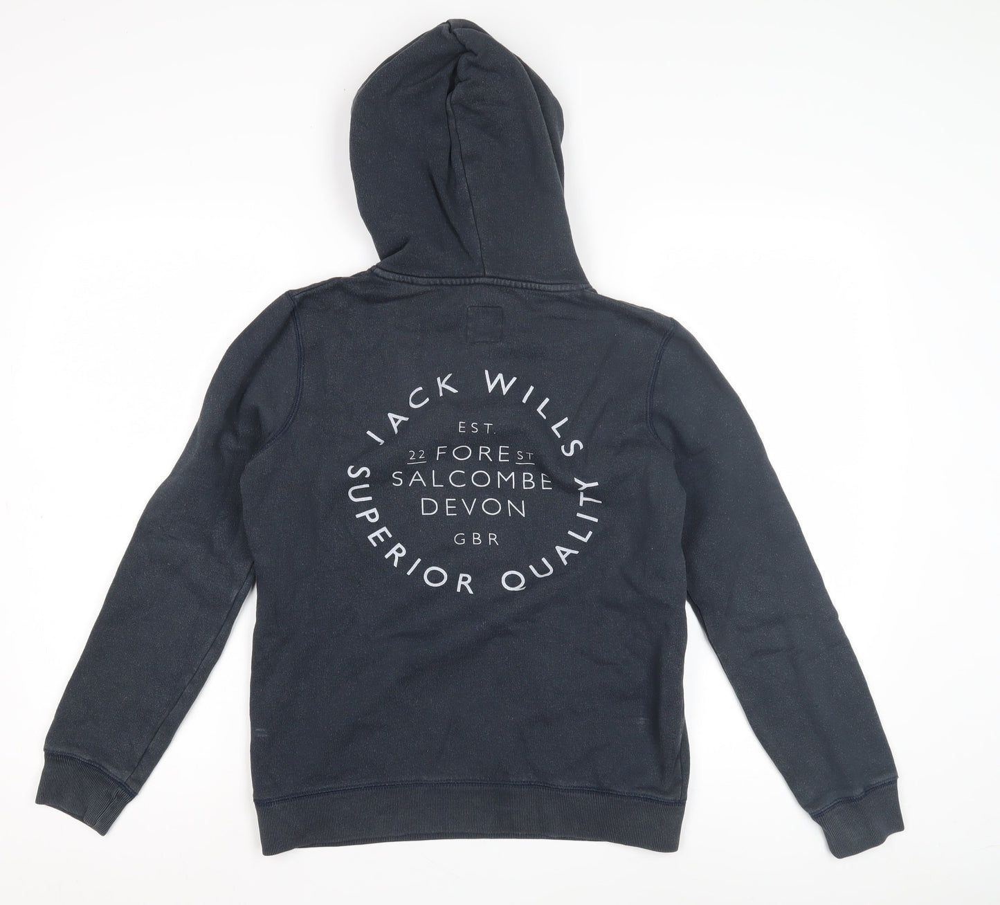 Womens UK Size 8 Jack Wills Navy Pullover Hoodie