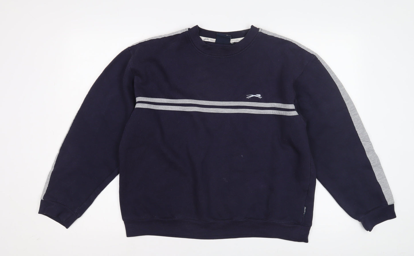 Mens UK Size L Slazenger Blue Pullover Sweatshirt