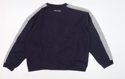 Mens UK Size L Slazenger Blue Pullover Sweatshirt
