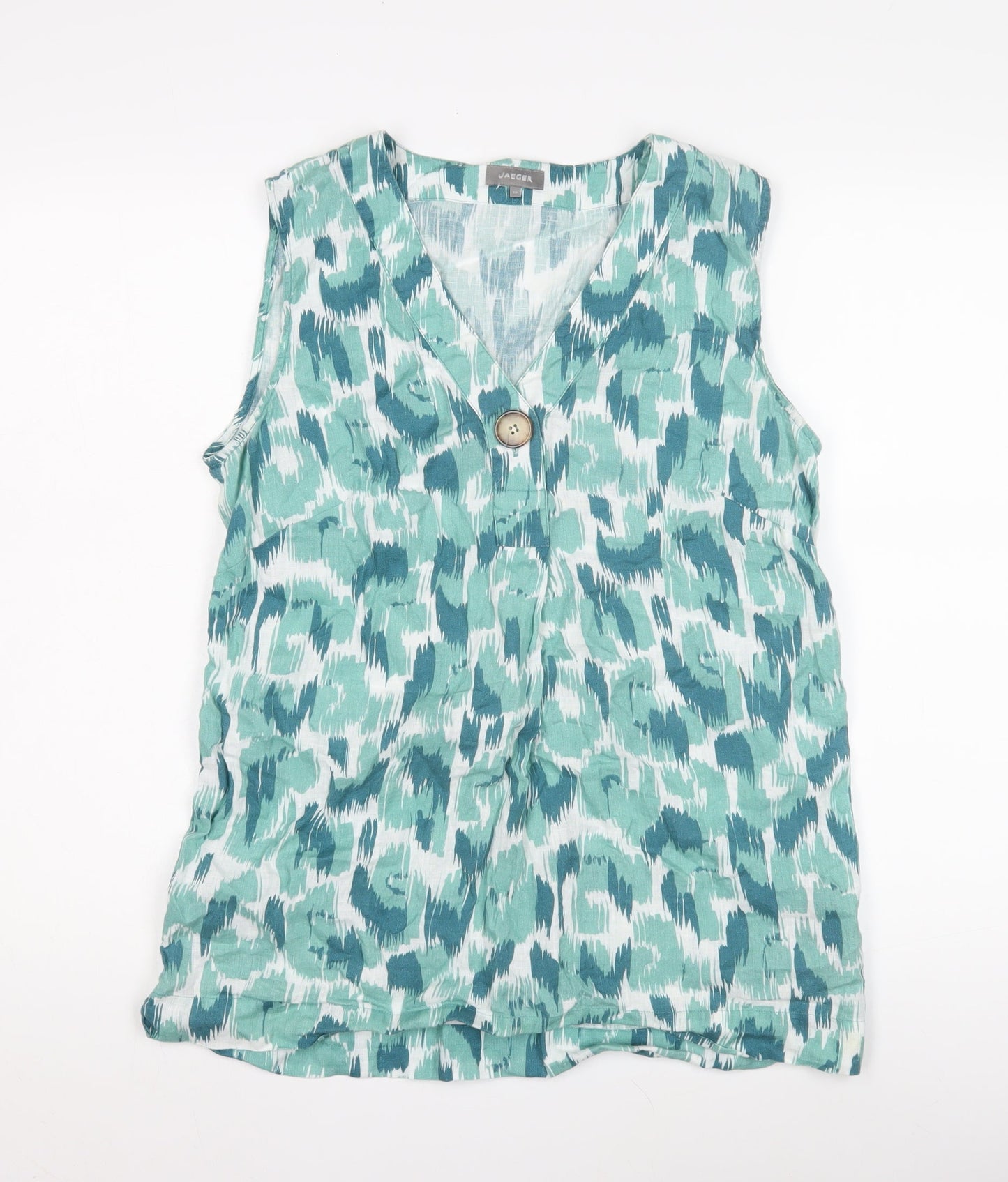 Jaeger Women's Multicoloured Blouse Size 10