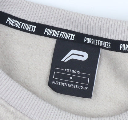 Pursue Fitness Women's Beige Pullover Sweatshirt Small