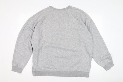 Under Armour Men's Grey XL Crew Neck Sweatshirt Logo
