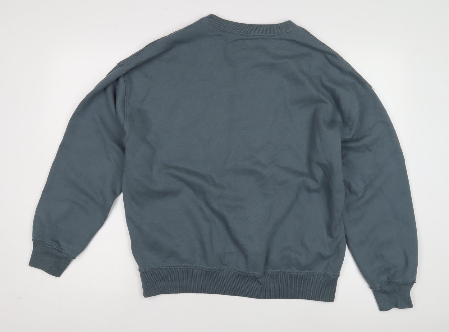 Hollister Women's Blue Pullover Sweatshirt S