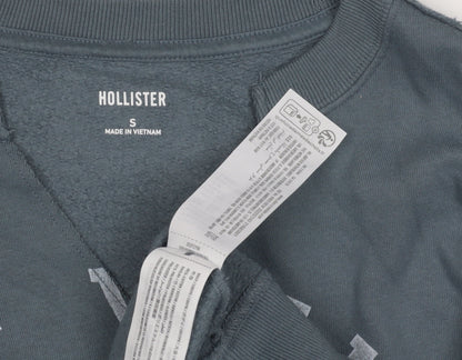 Hollister Women's Blue Pullover Sweatshirt S
