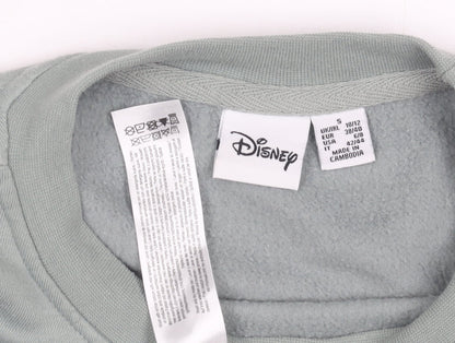Womens UK Size S Disney Green Pullover Sweatshirt