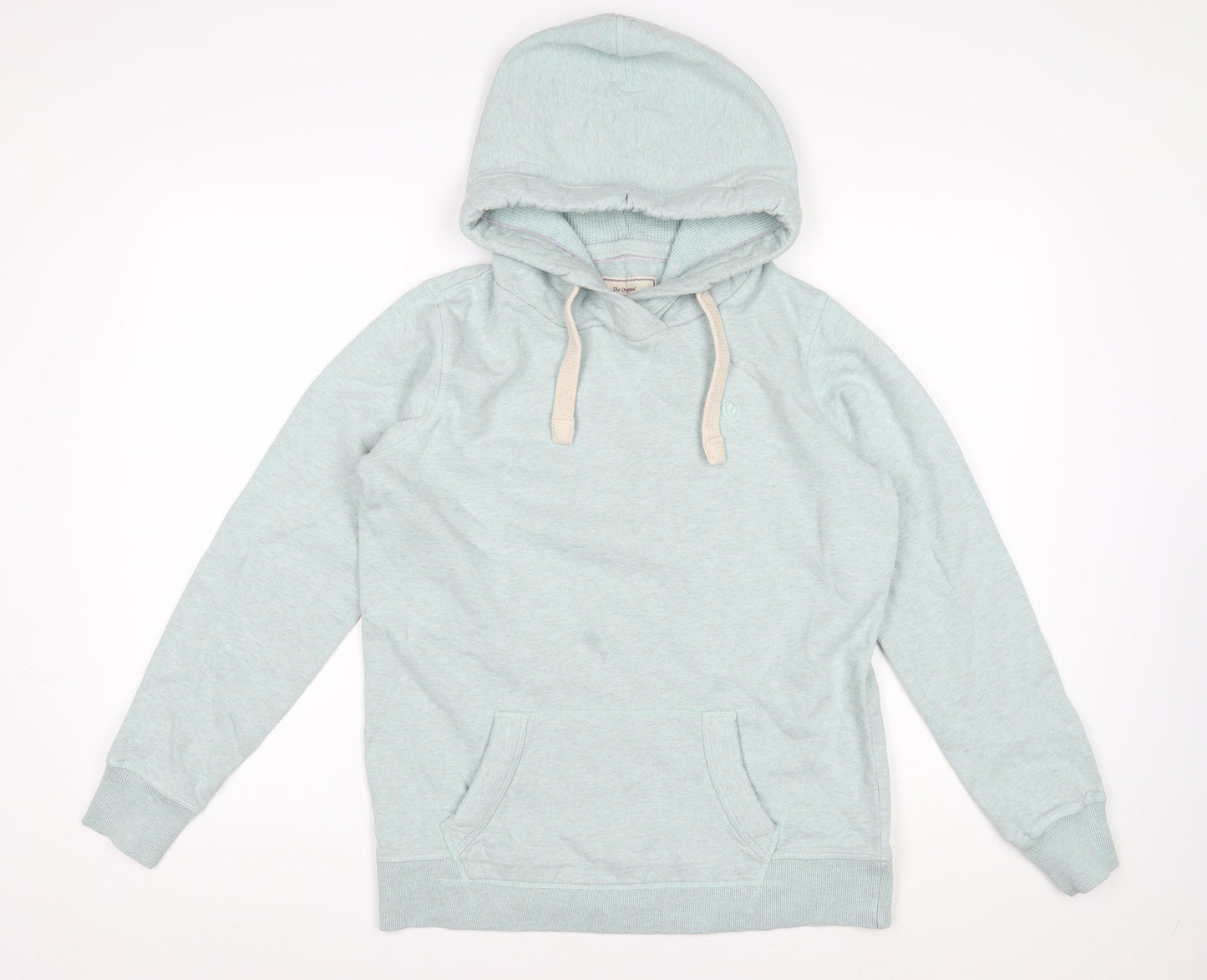 Womens UK Size 8 Fat Face Blue Pullover Hoodie