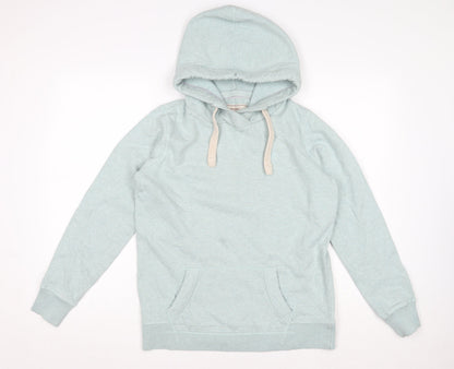 Womens UK Size 8 Fat Face Blue Pullover Hoodie