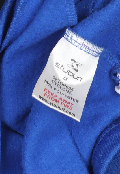 Stuburt Men's Blue 1/4 Zip Thermal Sweatshirt Medium