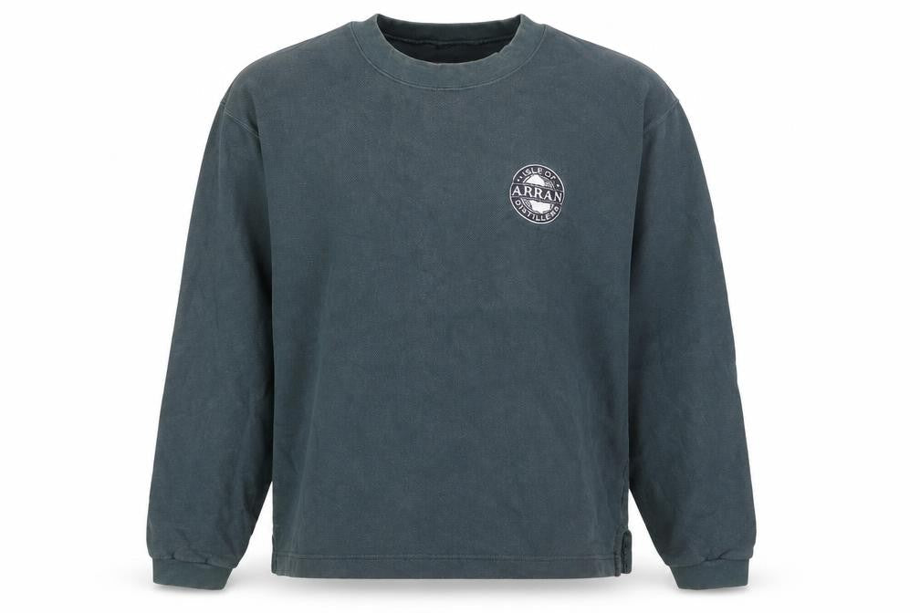 Mens UK Size M JERZEES Blue Pullover Sweatshirt