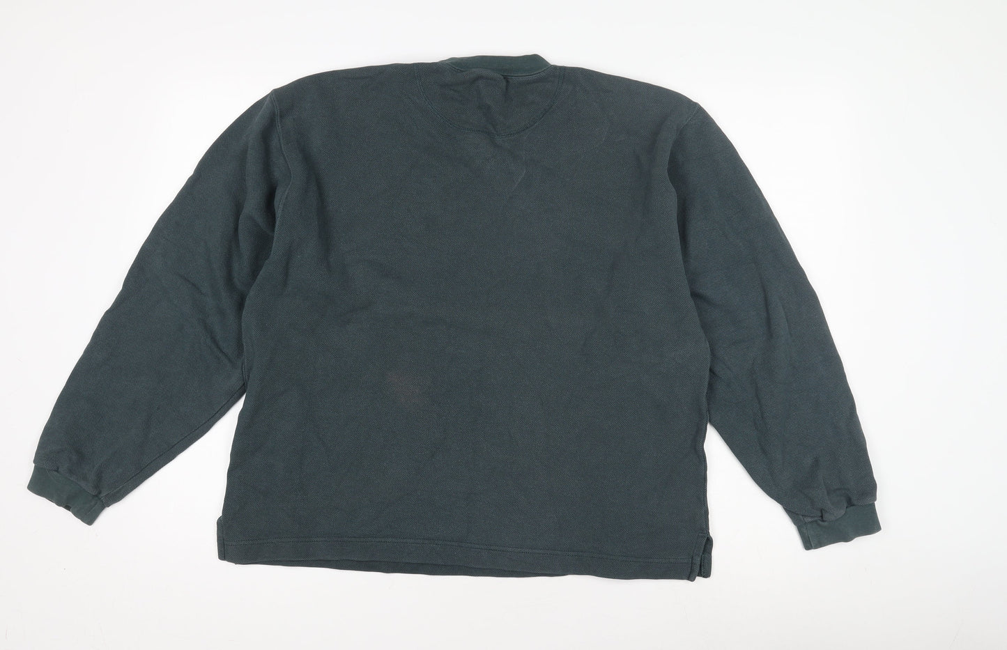 Mens UK Size M JERZEES Blue Pullover Sweatshirt