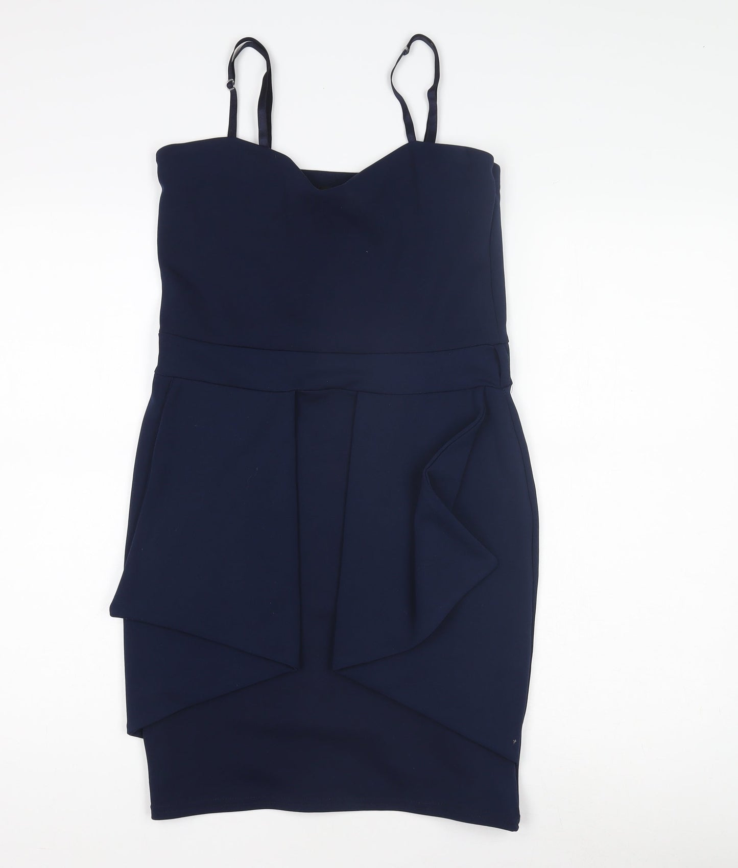 Quiz Women's Blue Bodycon Mini Dress Size 12