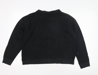 Monki Women's Black Pullover Sweatshirt - M