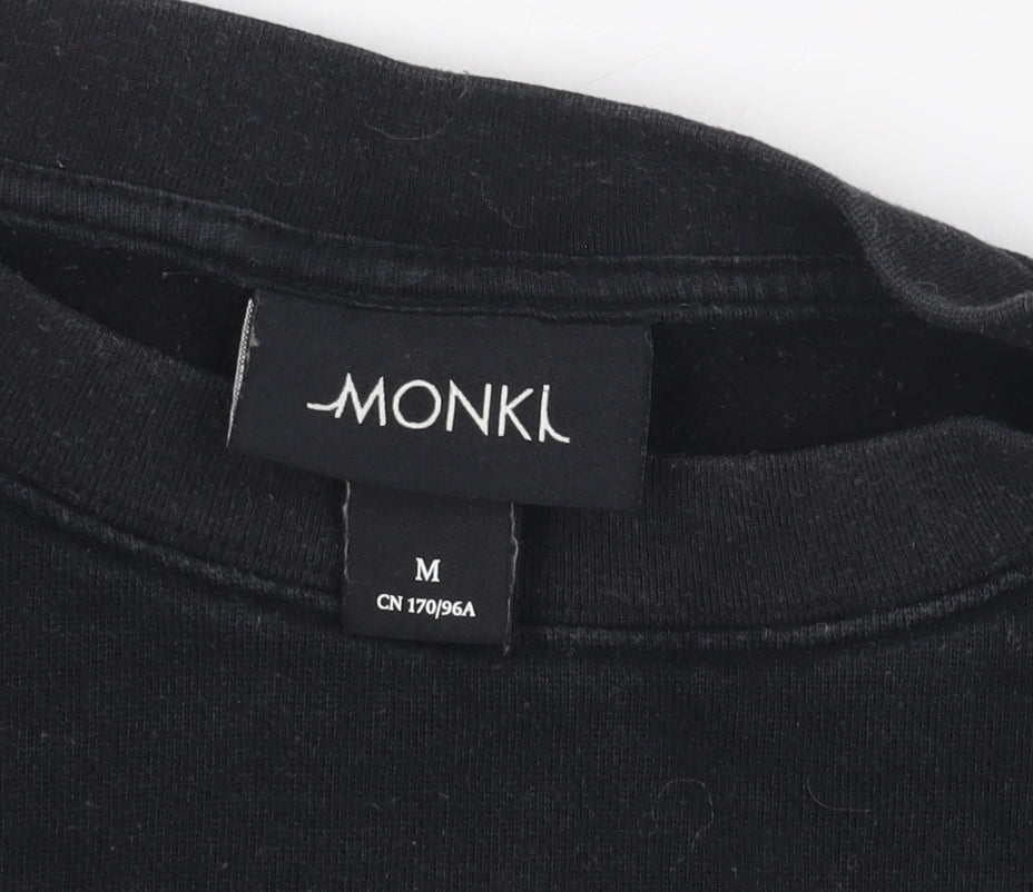 Monki Women's Black Pullover Sweatshirt - M
