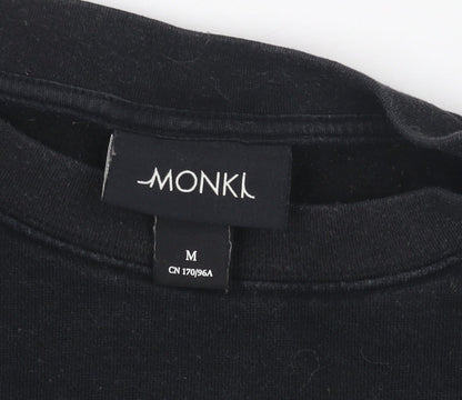 Monki Women's Black Pullover Sweatshirt - M