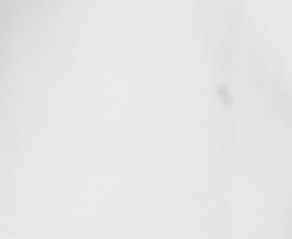 H&M Women's White Full Zip Hoodie Size S