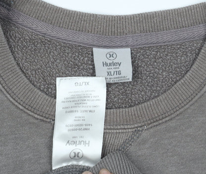 Mens UK Size XL Hurley Grey Pullover Sweatshirt