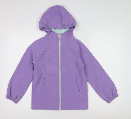 Mountain Warehouse Girls Purple Hooded Jacket 9-10 Years