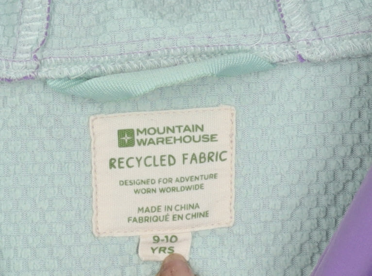 Mountain Warehouse Girls Purple Hooded Jacket 9-10 Years