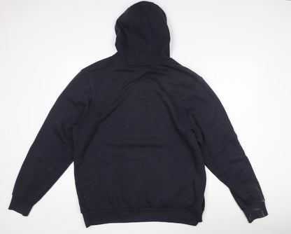 Mens UK Size L Slazenger Black Pullover Hoodie
