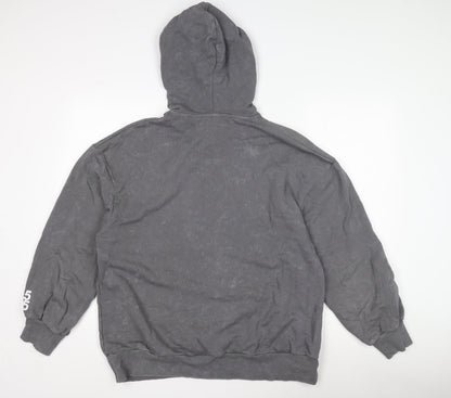 Unisex Adults UK Size M ASOS Grey Pullover Hoodie