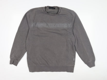 Mens UK Size M NICCE Grey Pullover Sweatshirt